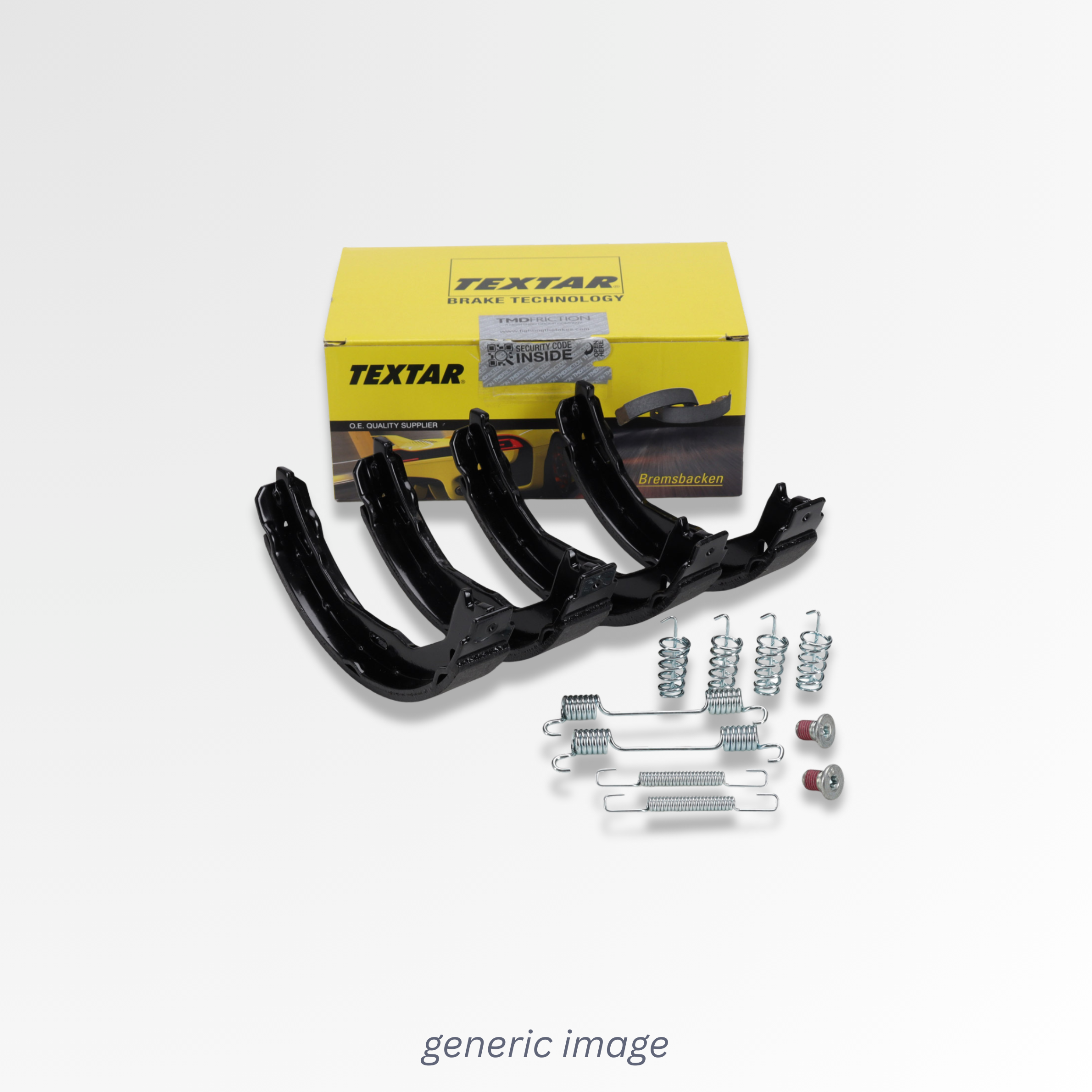 Textar Brake Shoe Accessory Kit Rear 97013400