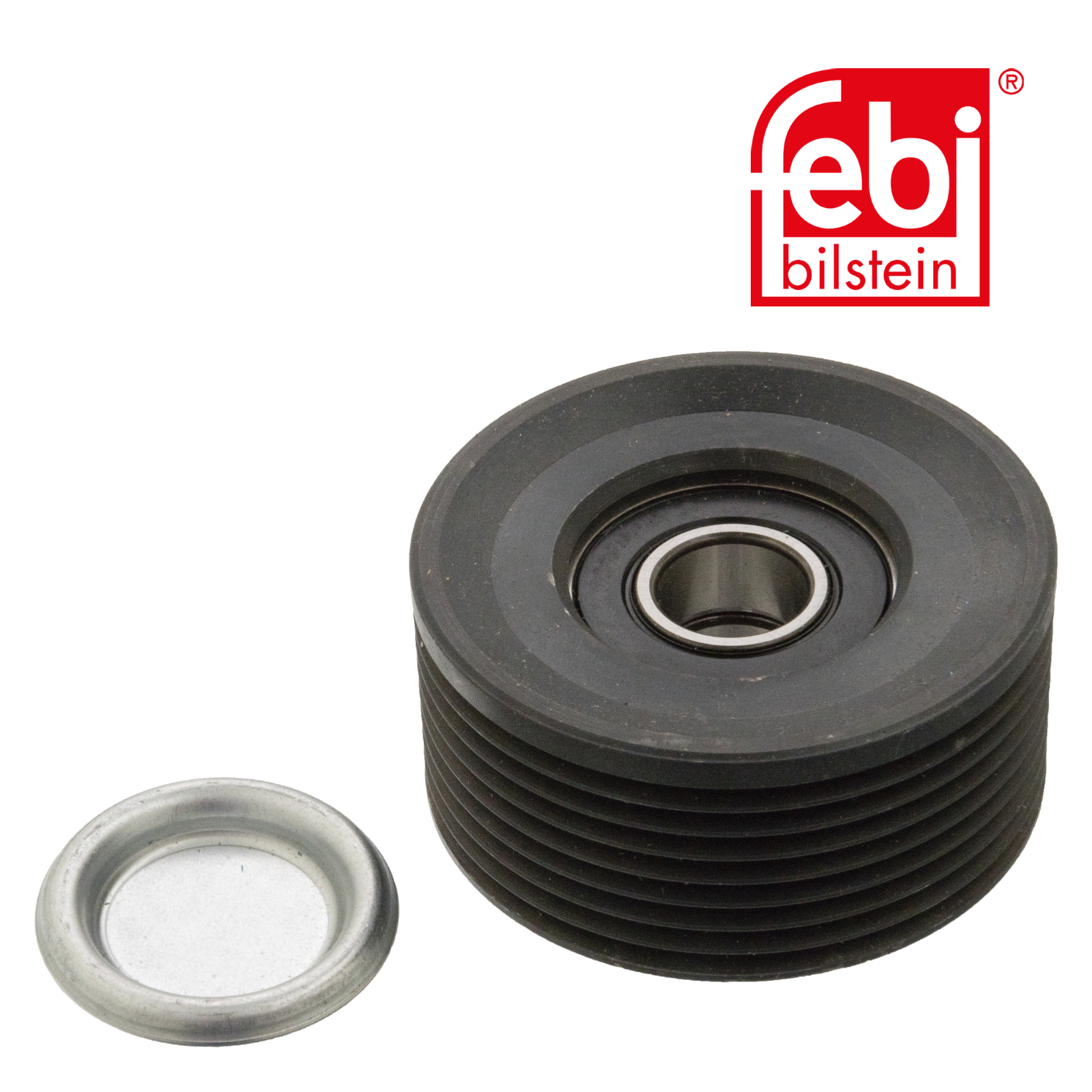 Febi V-Ribbed Belt Deflection/Guide Pulley 104088