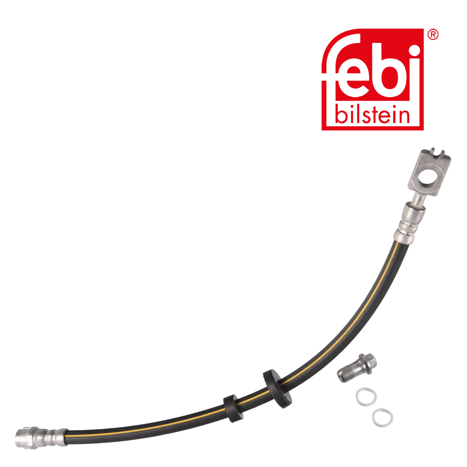 Febi Brake Hydraulic Hose Line Front Right 31728