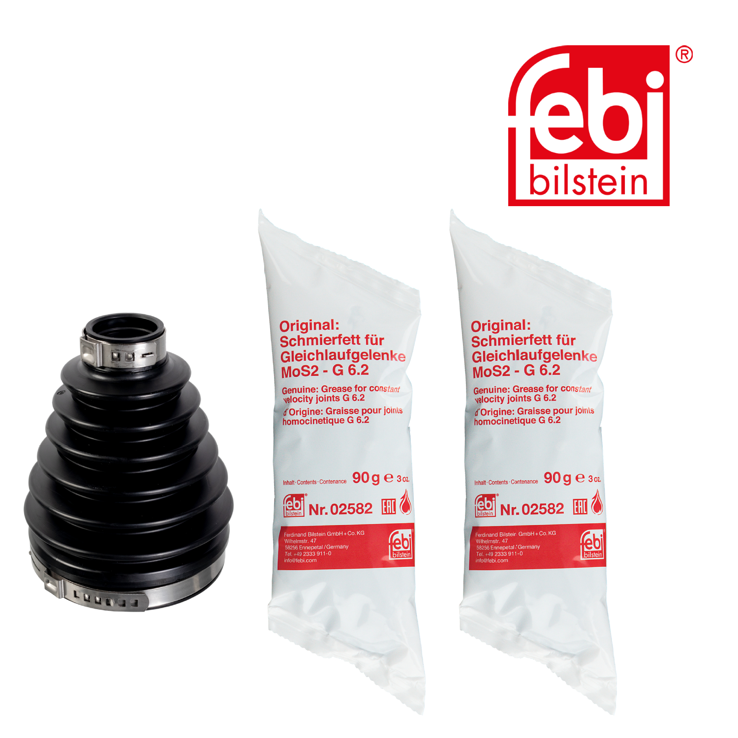 Febi Drive Shaft Bellow Kit Front Right Thermoplast 100322