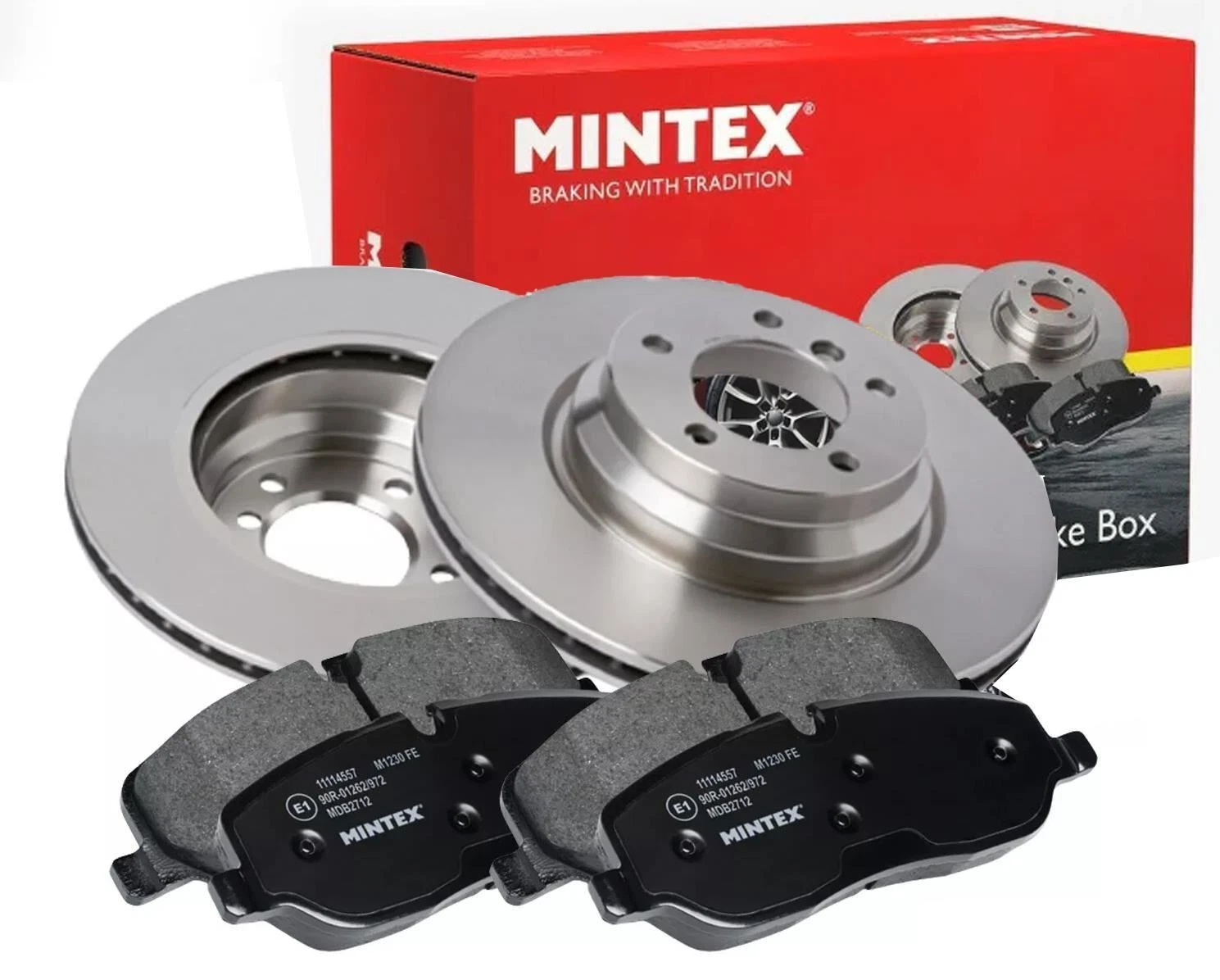 Mintex Front Brake Discs & Pads fits Fiat Strada Pickup 2010 on 1.3