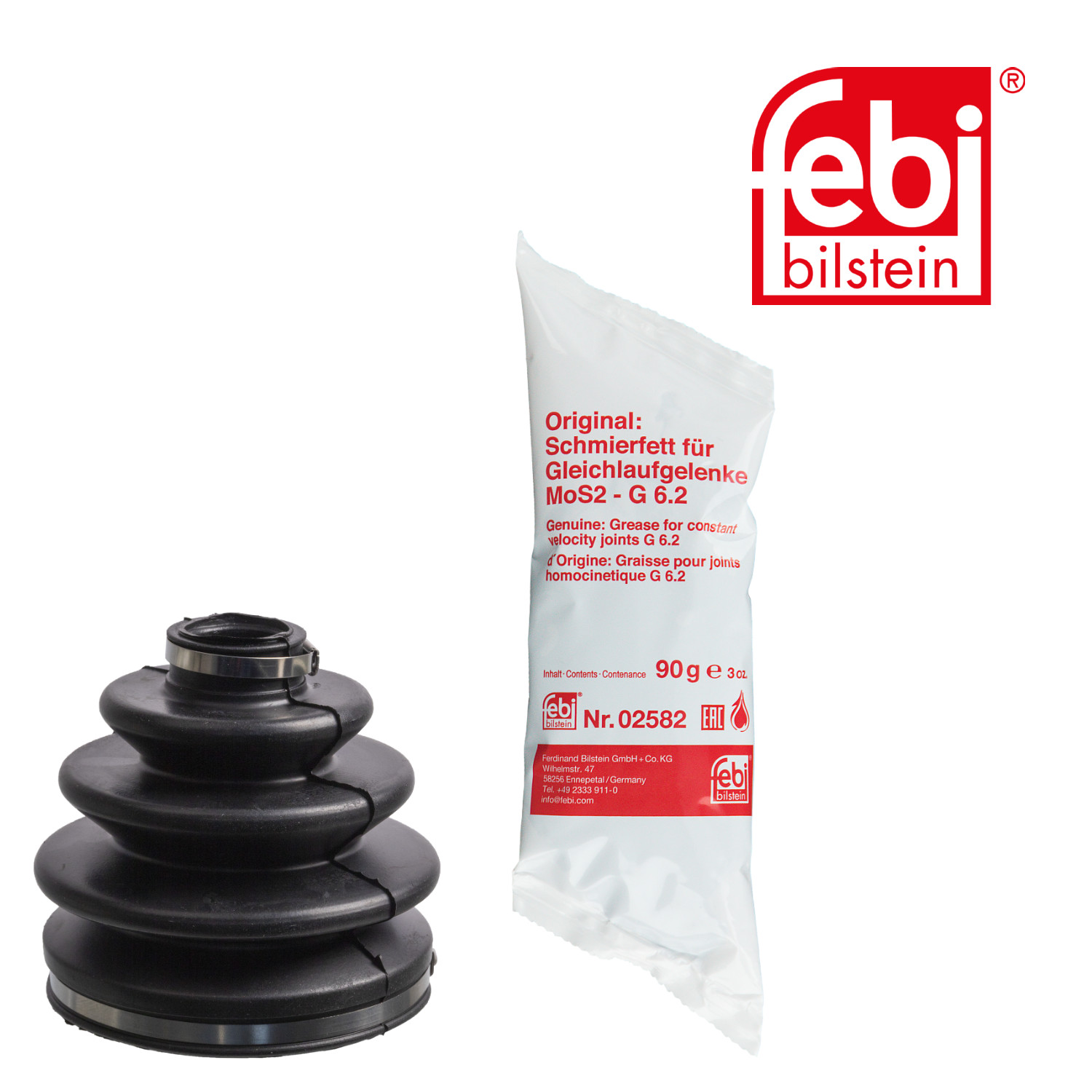 Febi Drive Shaft Bellow Kit Wheel Side Rubber 29842