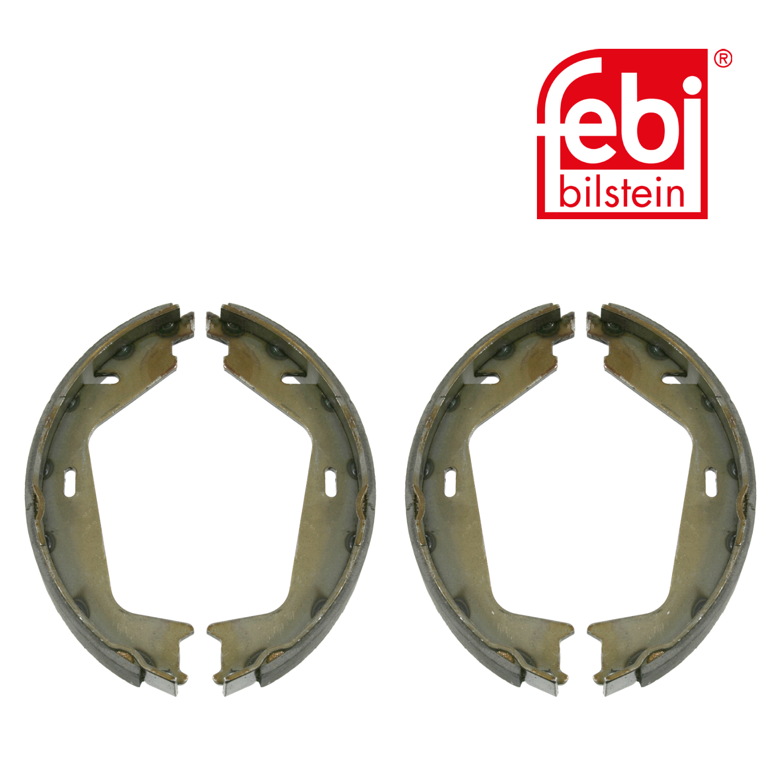 Febi Parking Brake Shoe Set Rear 22154