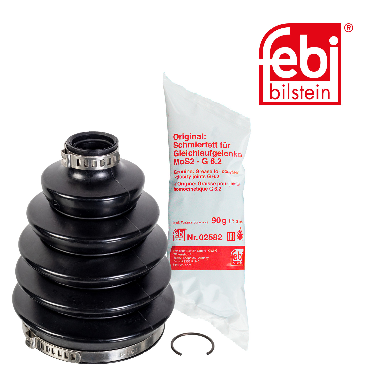 Febi Drive Shaft Bellow Kit Wheel Side Thermoplastic polyes 180512