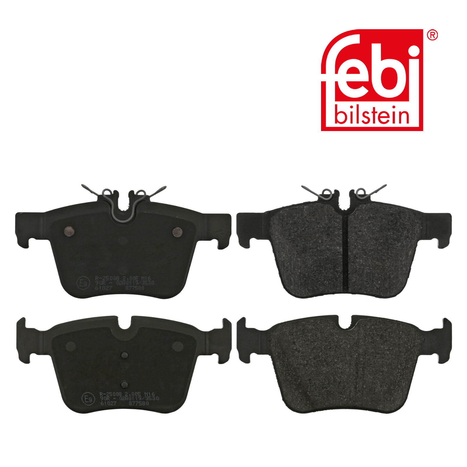 Febi Rear Brake Pad Set 16989