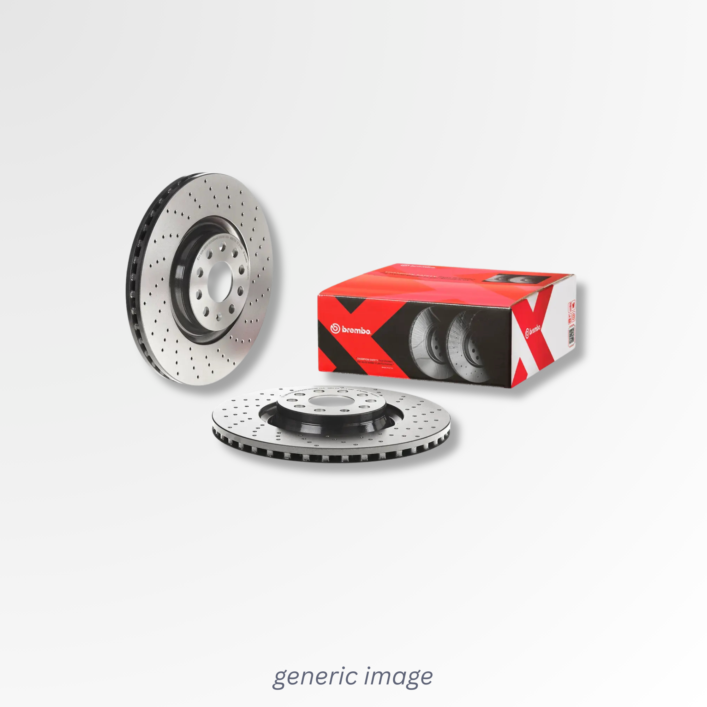 Brembo Xtra 2 x Rear Brake Discs 08.9460.4X