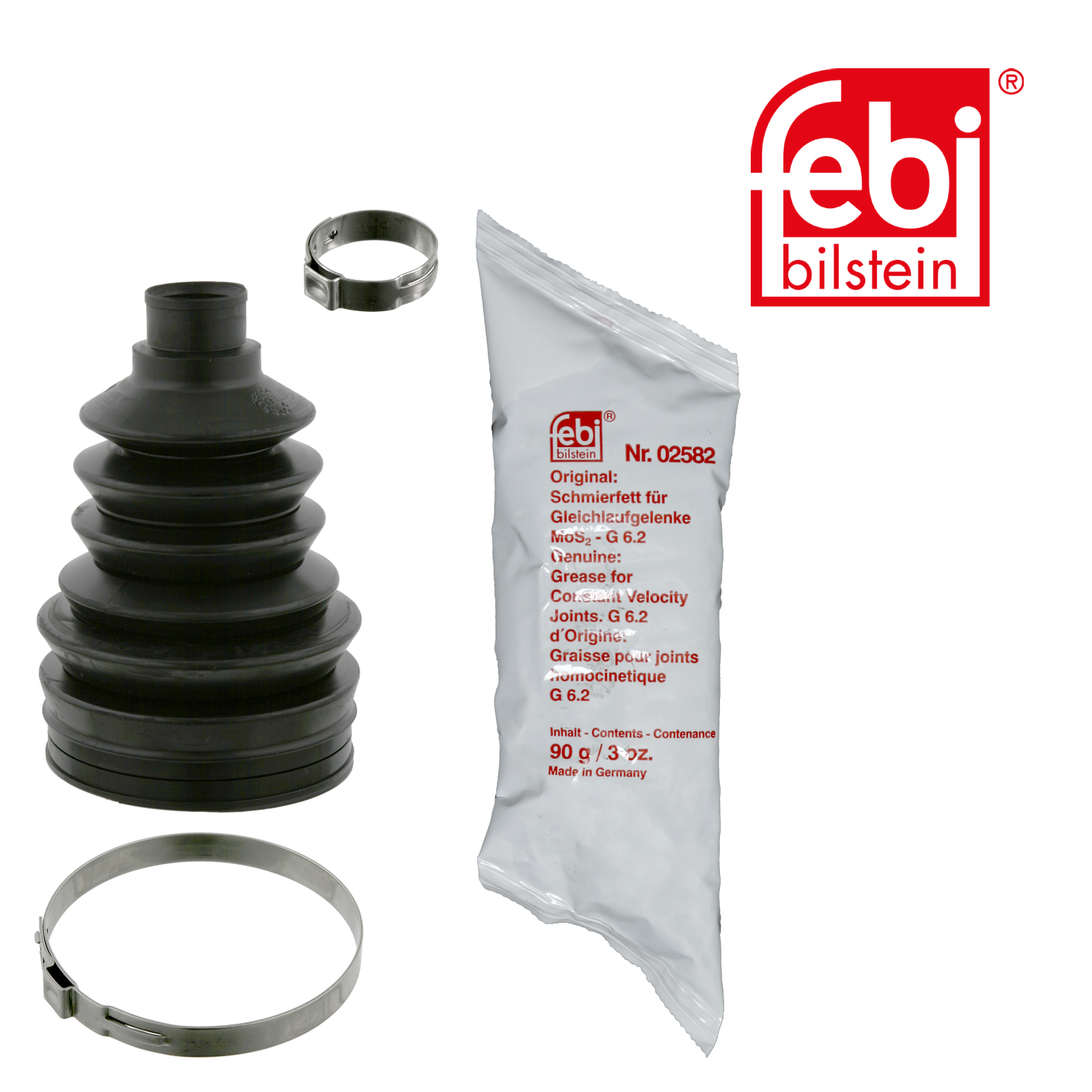 Febi Drive Shaft Bellow Kit Wheel Side Thermoplast 12842