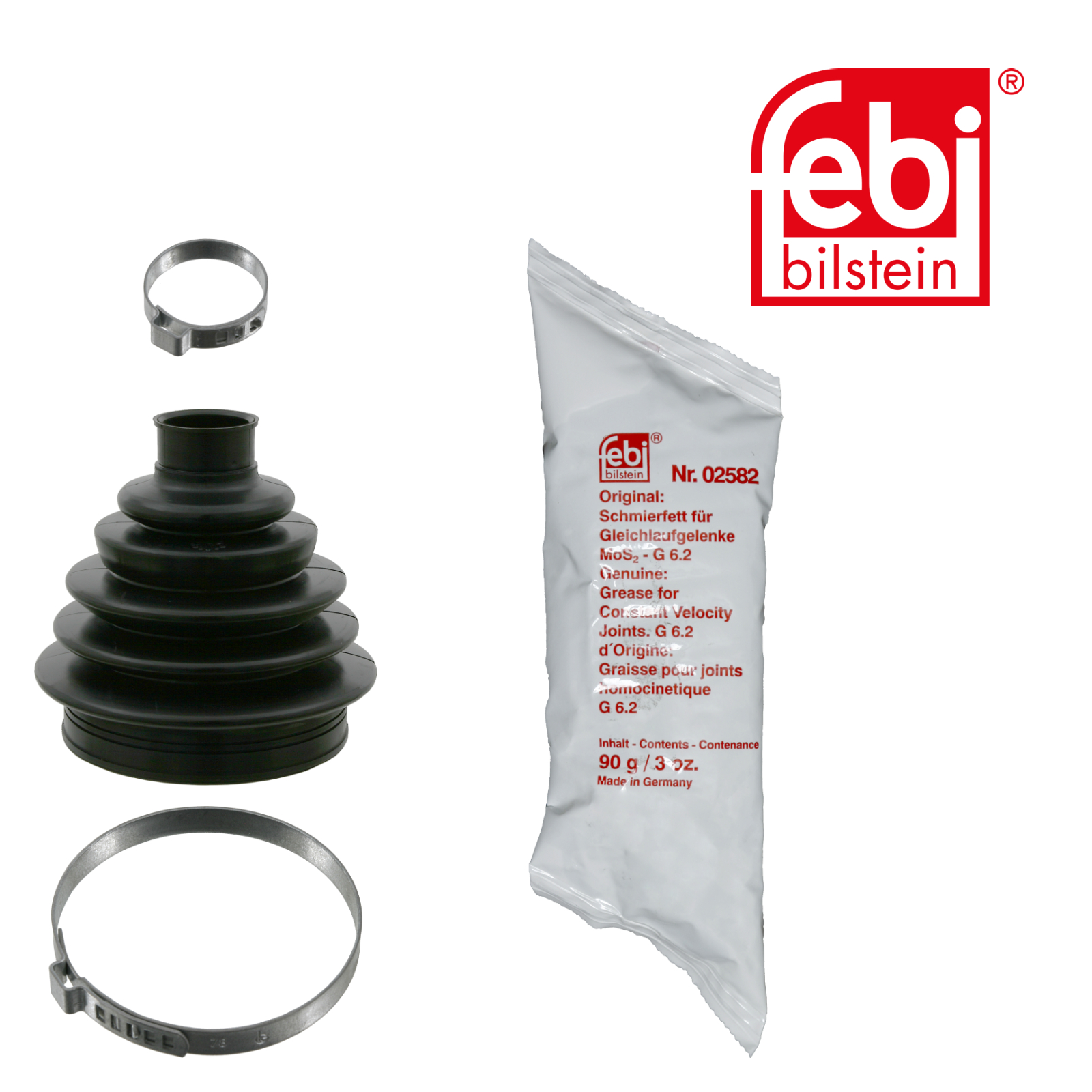 Febi Drive Shaft Bellow Kit Wheel Side Thermoplast 14777
