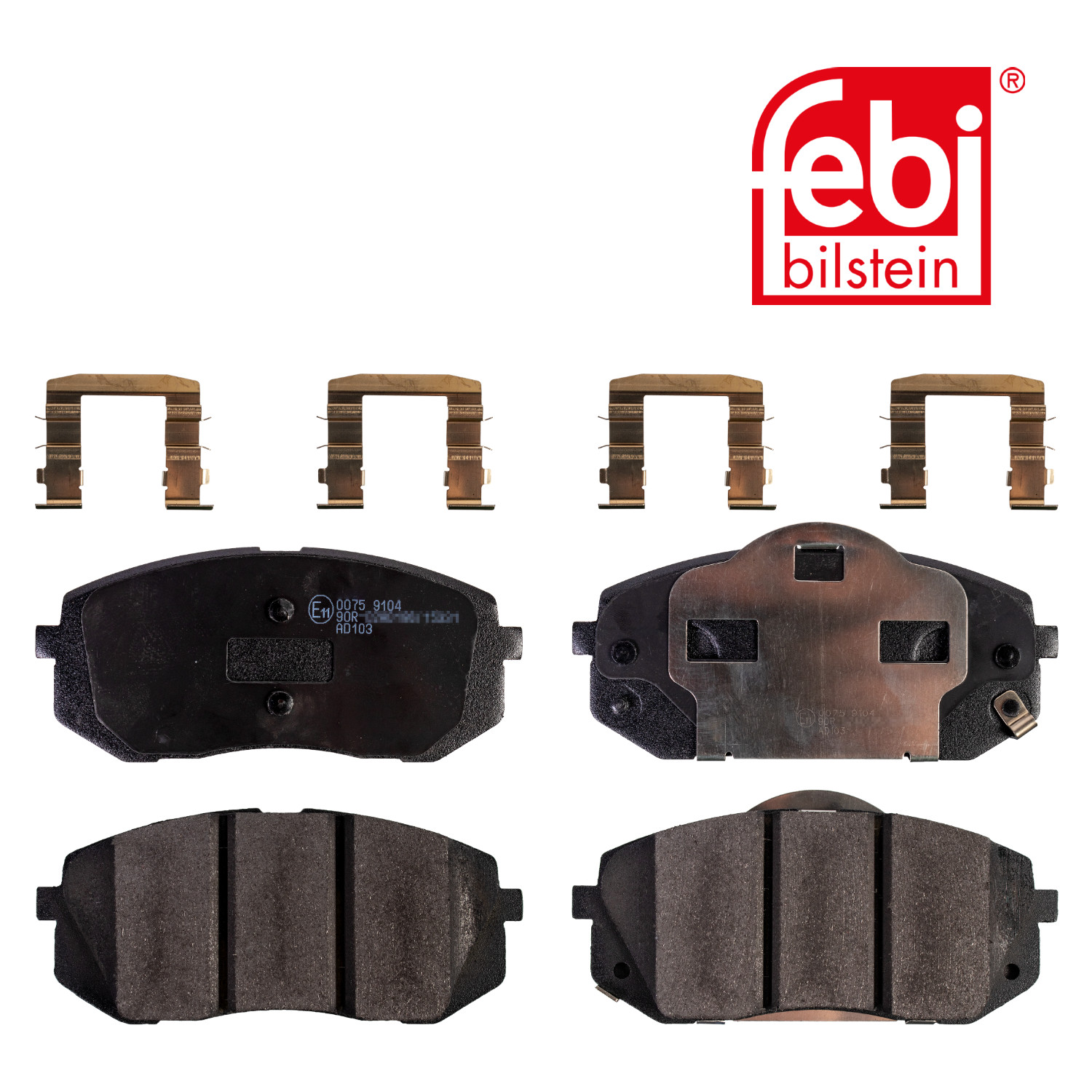 Febi Front Brake Pad Set 116410