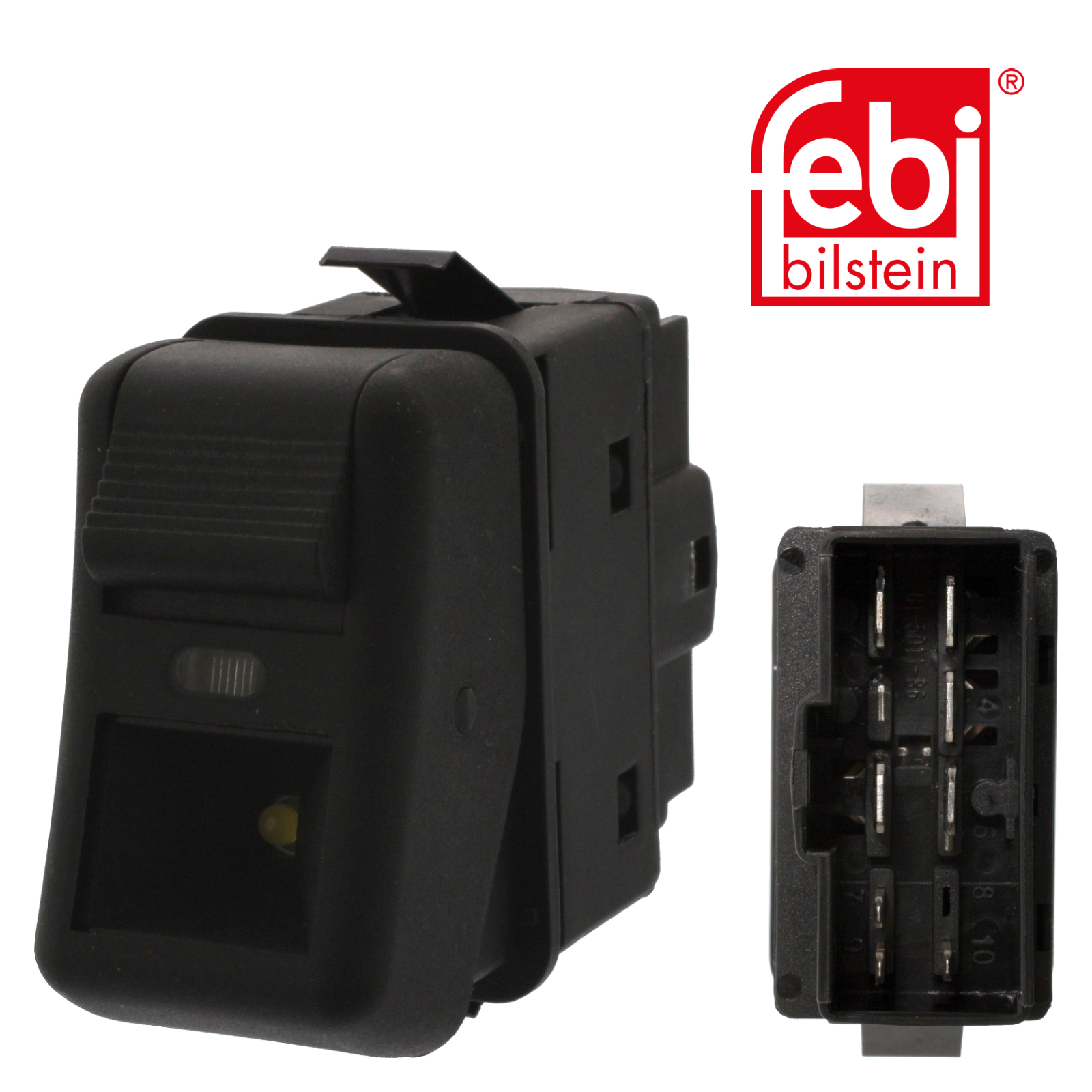 Febi Interaxle Differential Lock Pressure Switch 10 Connectors 24V 44678
