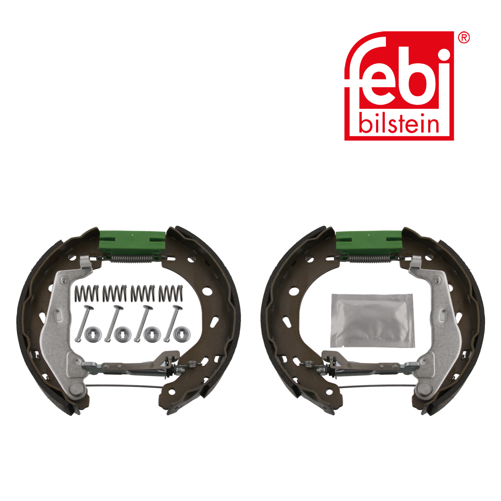 Febi Parking Brake Shoe Set Rear 34476