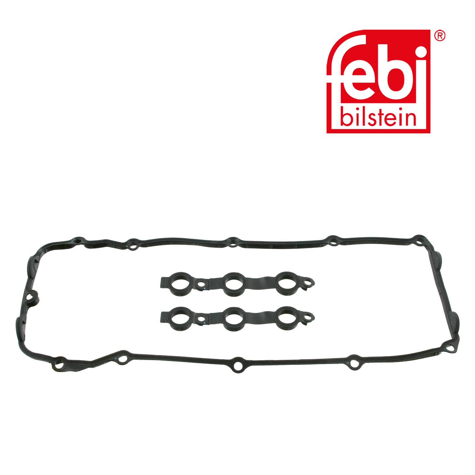 Febi Cylinder Head Cover Gasket Set ACM (Polyacrylate) 27493