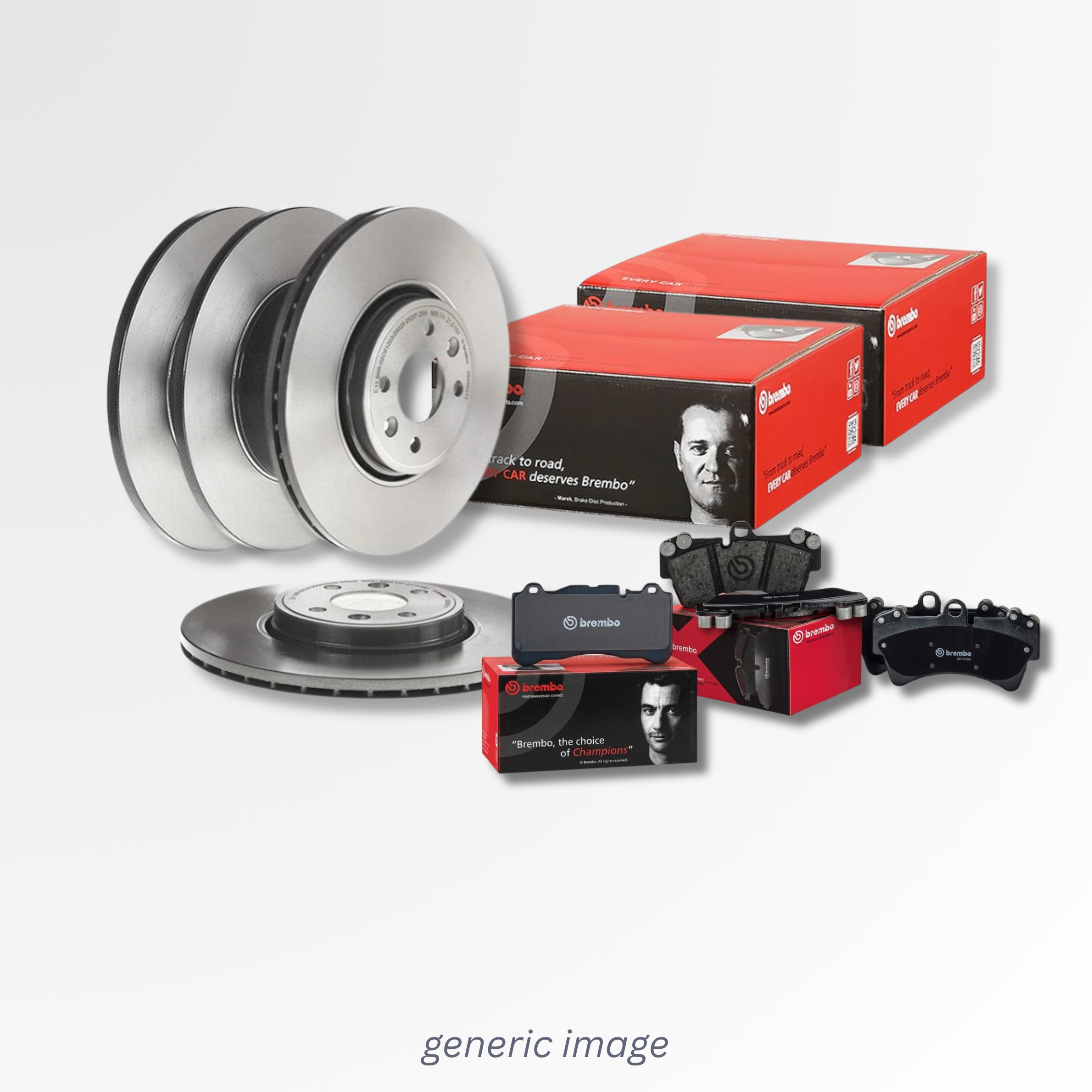 Brembo Front Aluminium Brake Disc Hub & Rear Aluminium Brake Disc Hub fits BMW 4