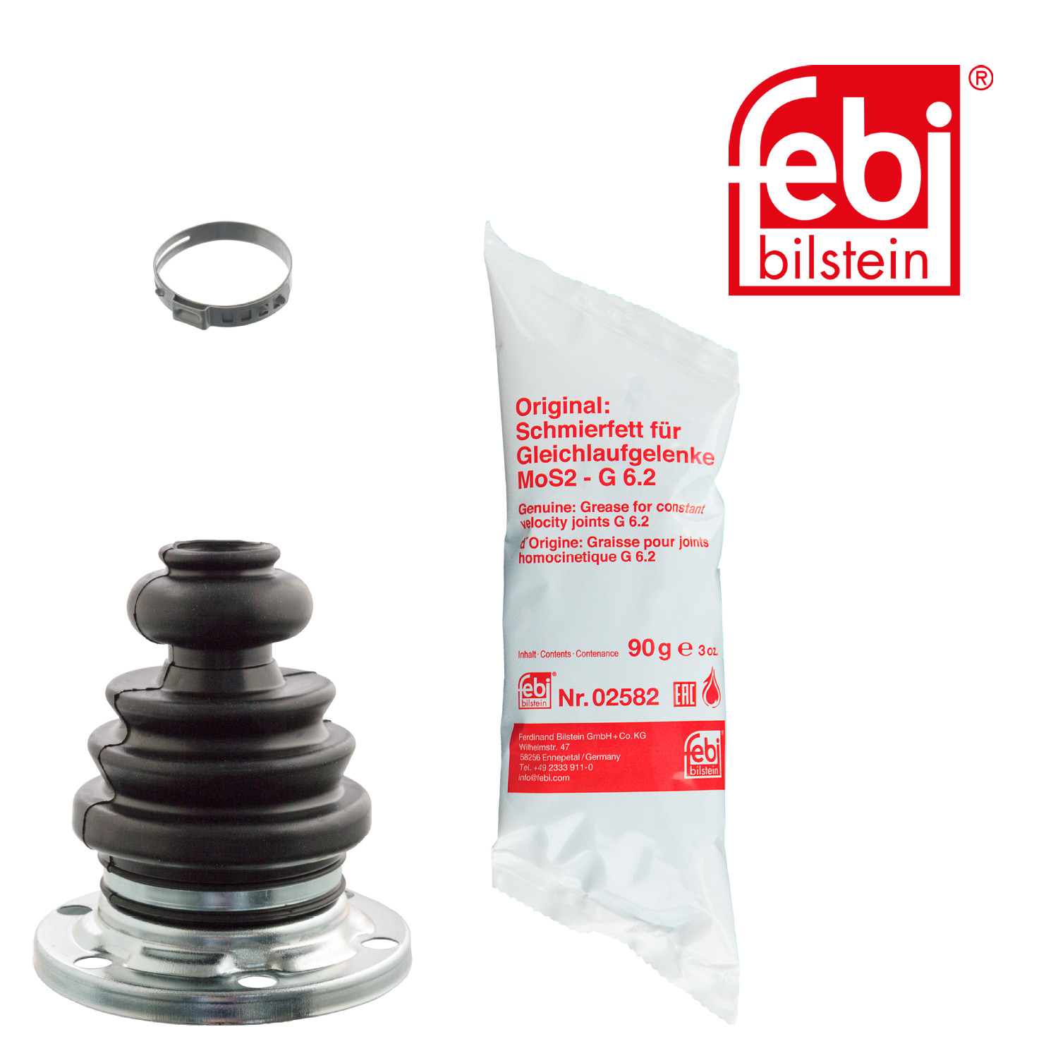 Febi Drive Shaft Bellow Kit transmission sided R 14067