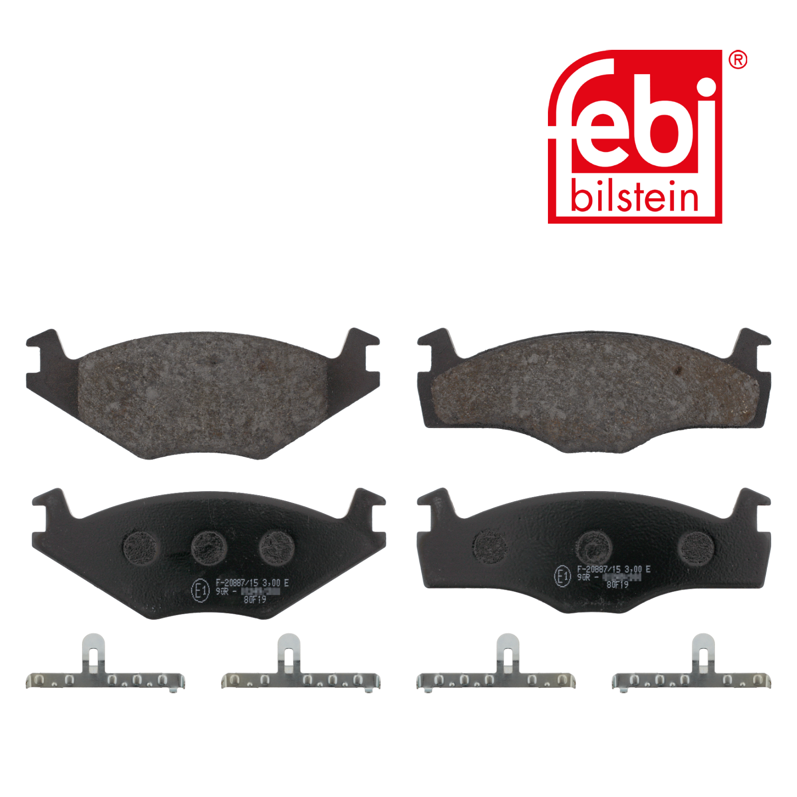 Febi Front Brake Pad Set 16076