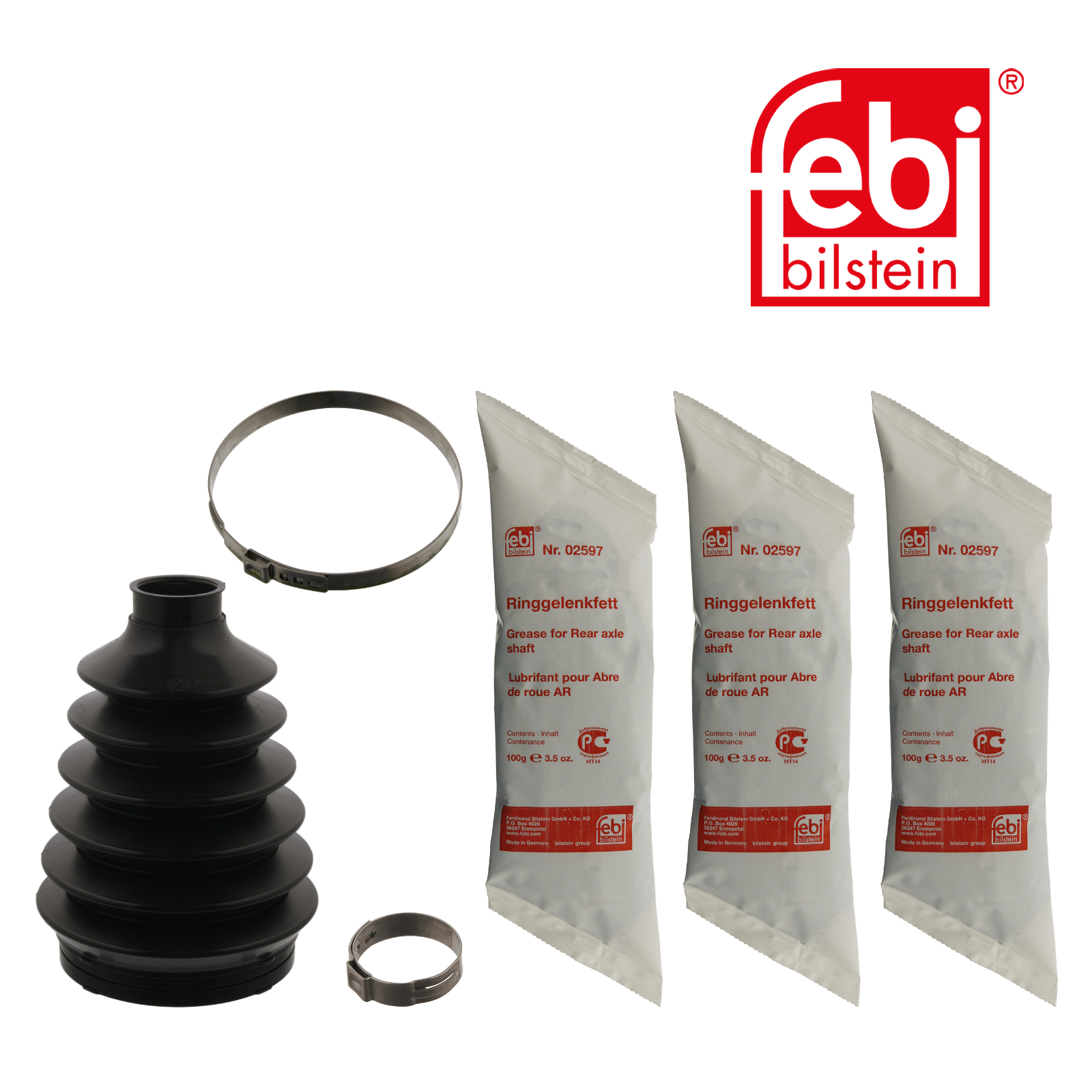 Febi Drive Shaft Bellow Kit transmission sided Thermo 36940