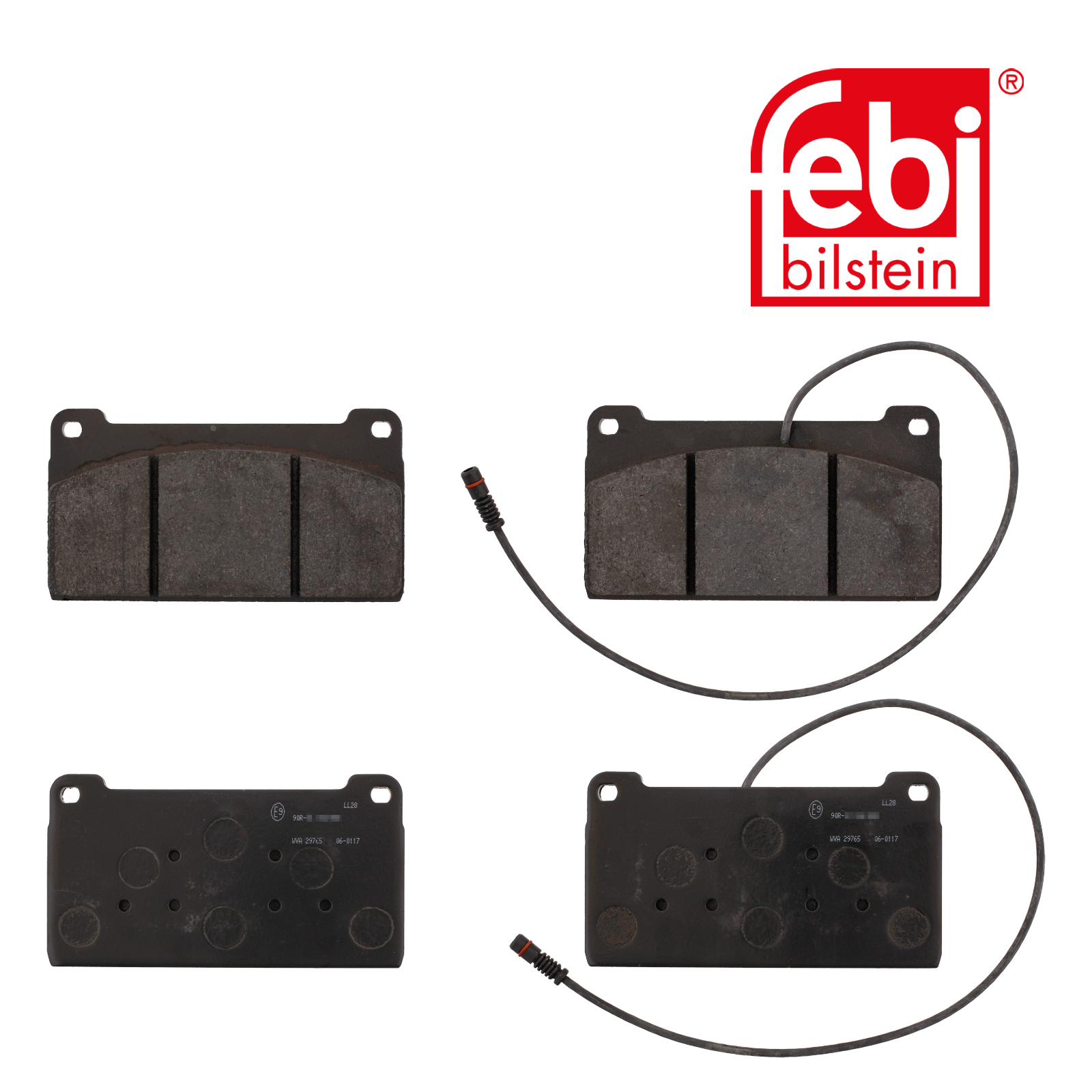 Febi Rear Brake Pad Set 16696